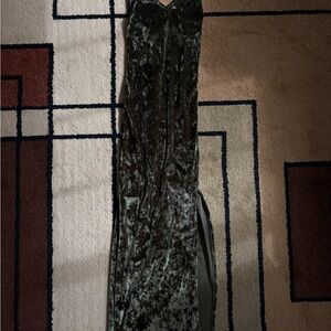Elegant Velvet Evening Gown